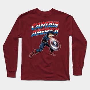 cosplay as captain america Long Sleeve T-Shirt